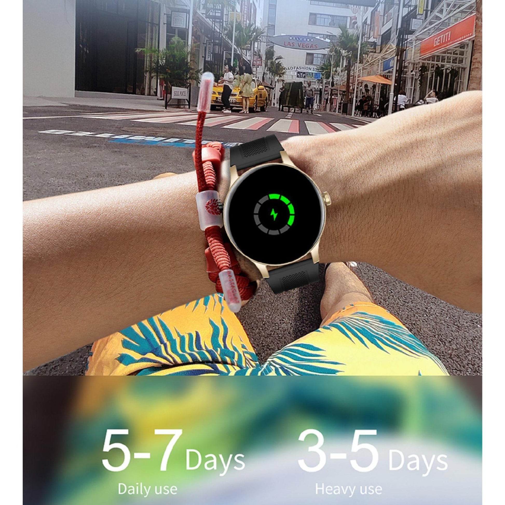 Karen M NY20 Smartwatch mit umfassenden Funktionen zur Gesundheitsüberwachung. | Blue Chilli Electronics.