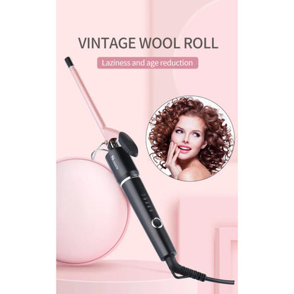 Easy Maneuvering: Hattaker HK-963 Curling Wand with 360° Swivel Power Cord. | Blue Chilli Electronics.