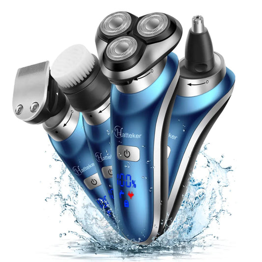 Elektrischer Nass- und Trockenrasierer - All-in-One Grooming Solution. | Blue Chilli Electronics.