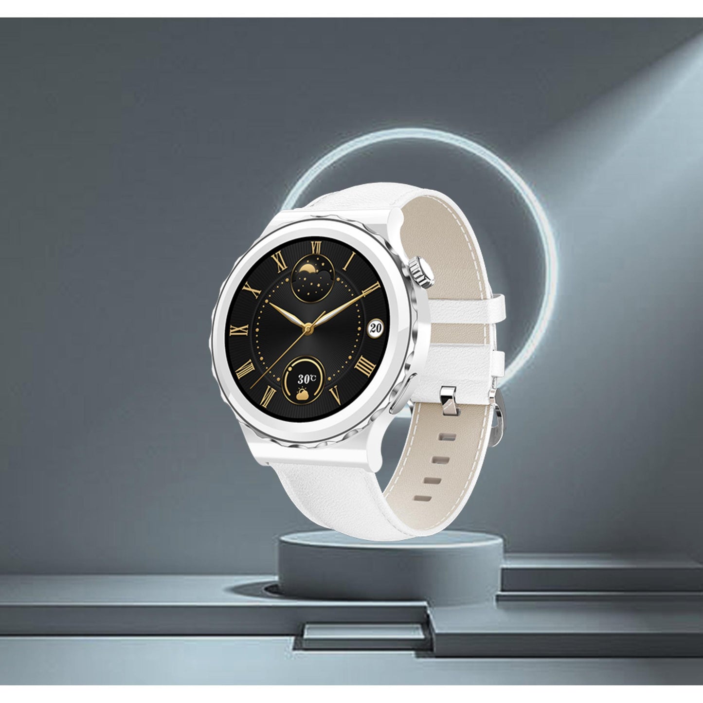 Nanway E23 Smartwatch, 1,32-Zoll-HD-IPS-Bildschirm, 220mAh, IP67, Gesundheitsüberwachung, Bluetooth-Anruf