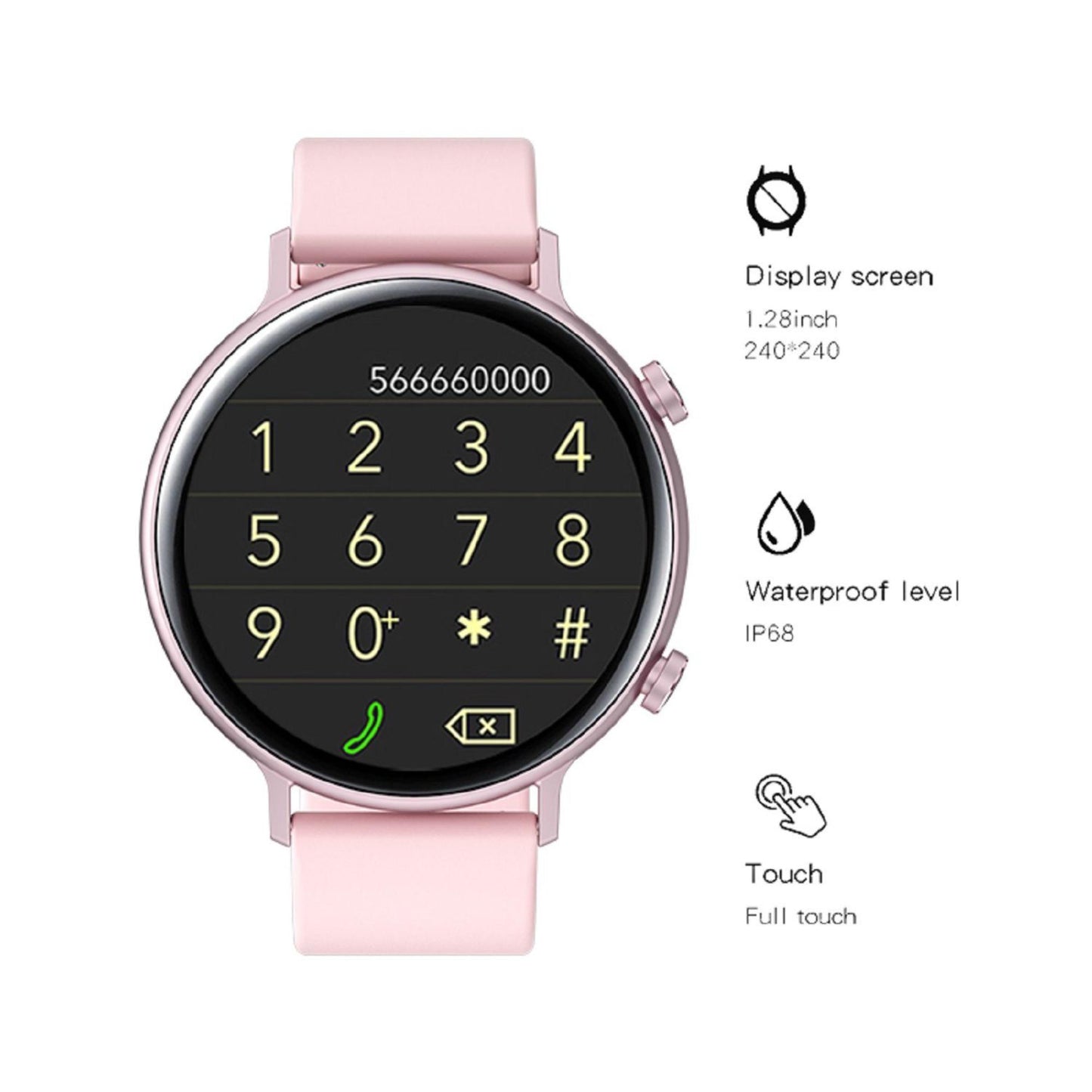 Karen M GW33 PRO Smartwatch: Featuring a vibrant 1.28-inch IPS display. | Blue Chilli Electronics.