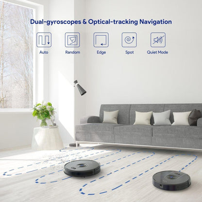 Bagotte BG800 Robot Vacuum Cleaner with Dual-gyroscopes. | Blue Chilli Electronics.