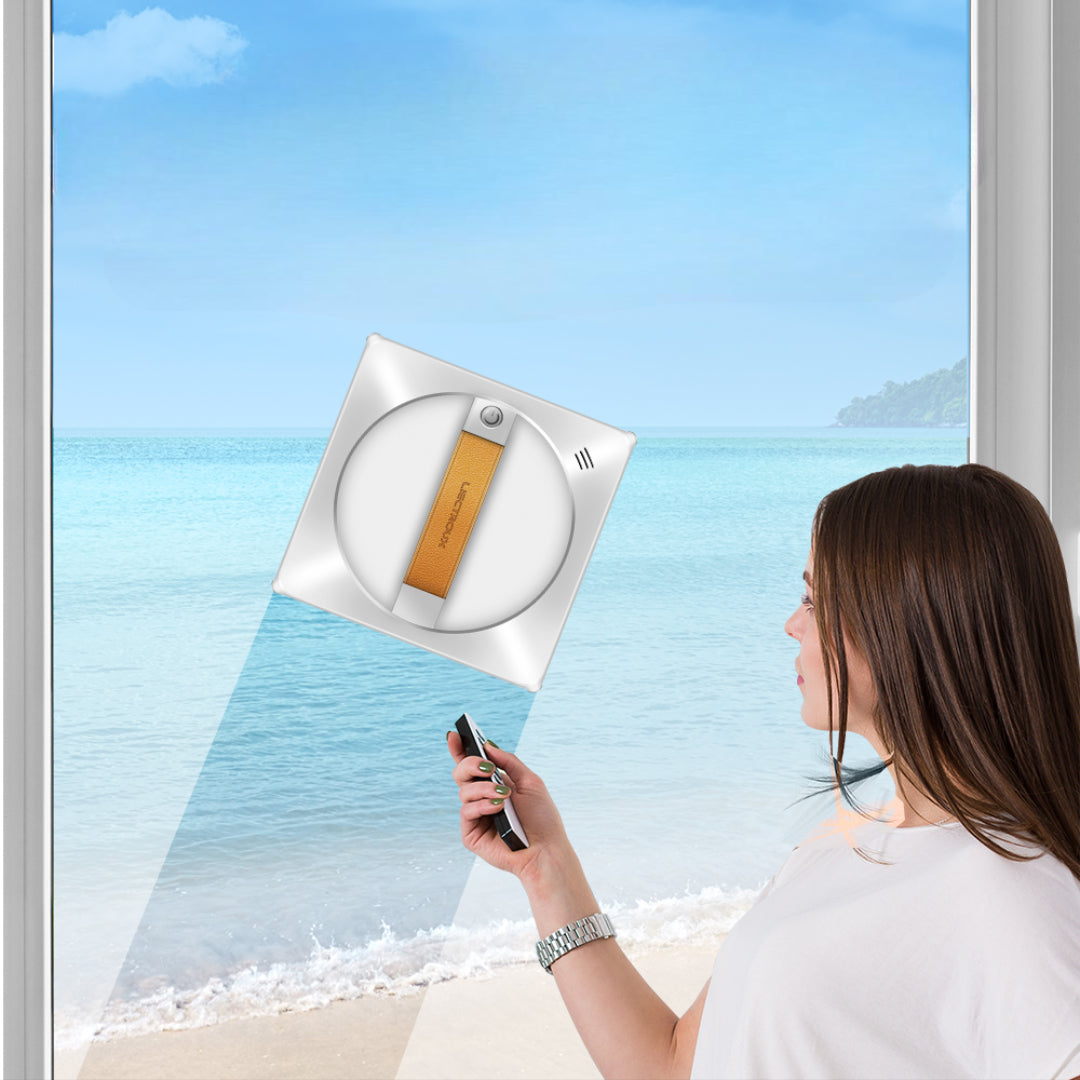 Automatischer Fensterputzroboter mit Wassersprühfunktion und App-Steuerung