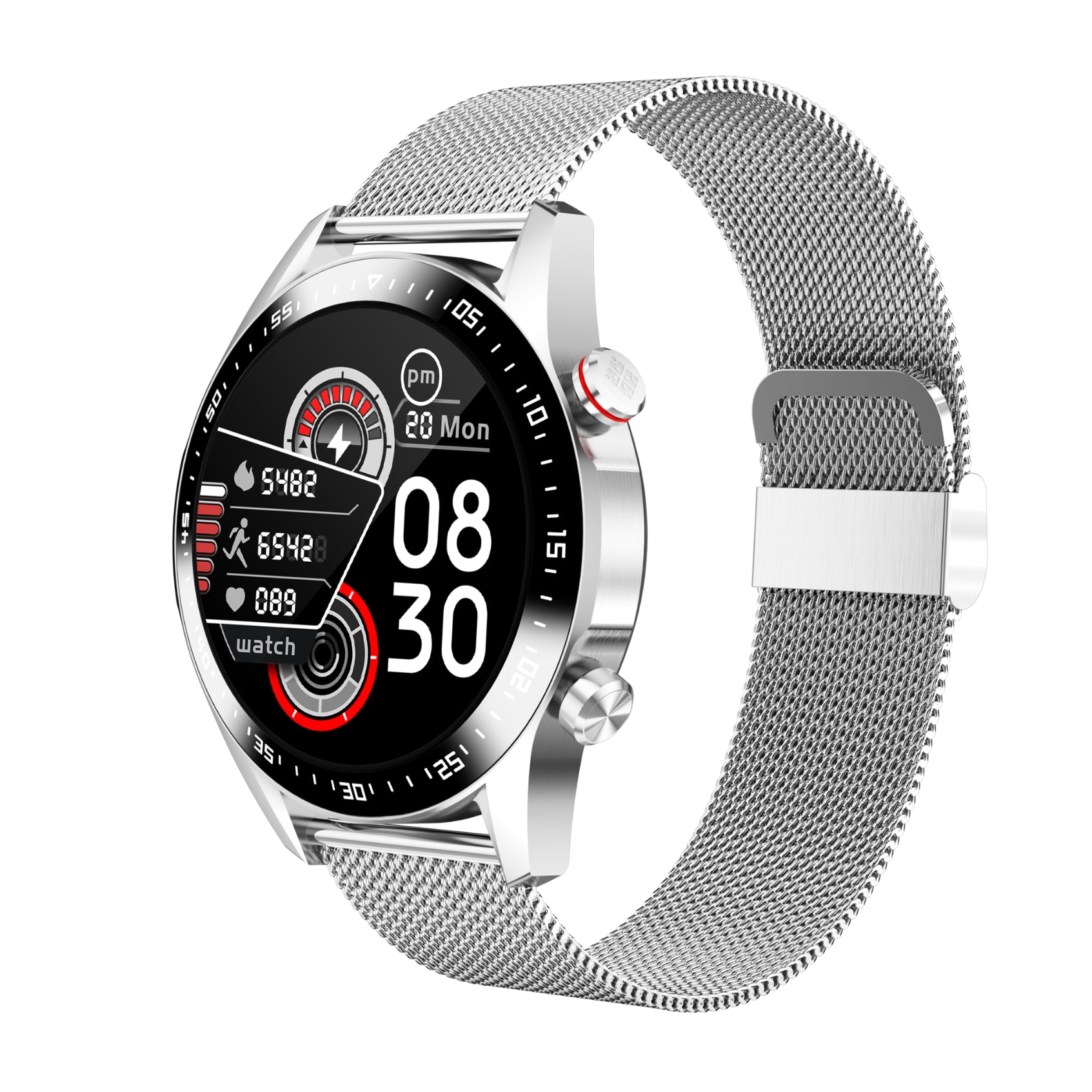 Nanway E12 Smartwatch: Erleben Sie klare Visuals mit einem 1,28-Zoll-IPS-HD-Display. | Blue Chilli Electronics.