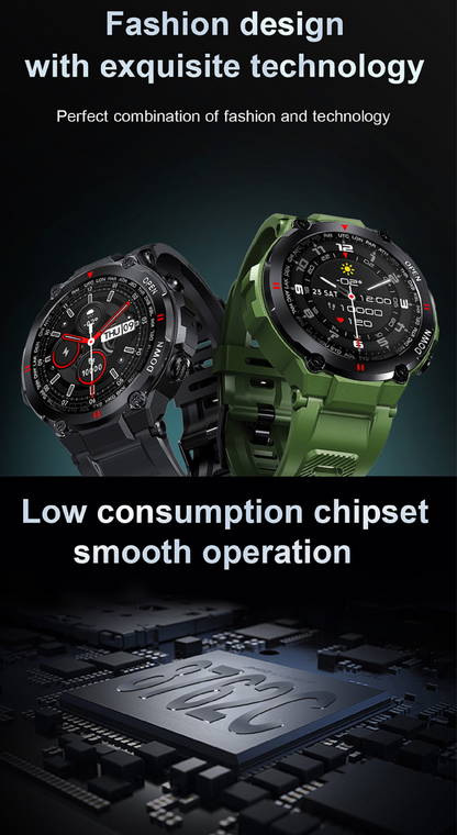 Karen M K22 Smartwatch: Long-lasting power with a high-capacity 400mAh battery. | Blue Chilli Electronics.