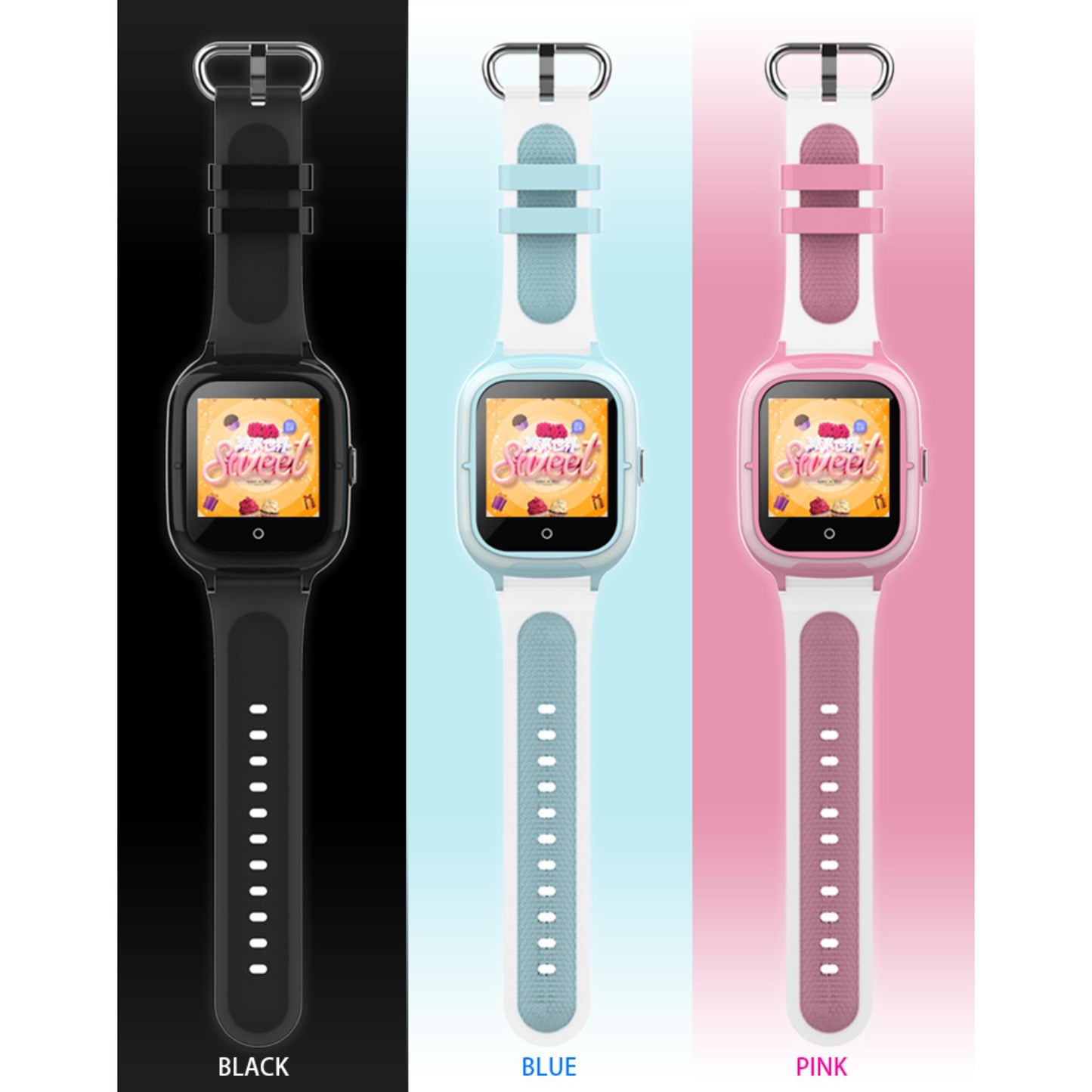 Valdus DF55 Kids Smartwatch with 4G(FDD+TDD) Support, Multiple Positioning GPS, SOS Feature, Voice Message. | Blue Chilli Electronics.