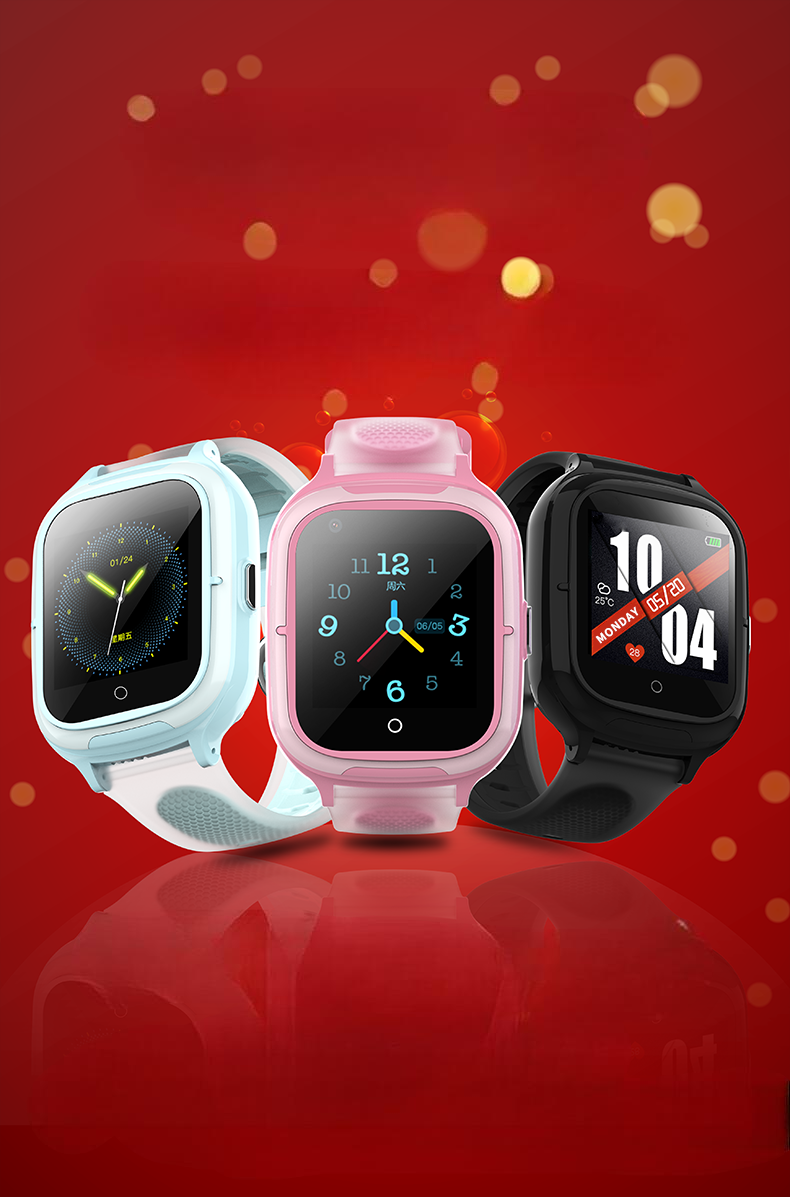 Valdus DF55 Kids Smartwatch, 1.4-inch Display, 700mAh, 4G (FDD+TDD), GPS, SOS, Voice and Video Call, Remote Monitoring, USB Charging