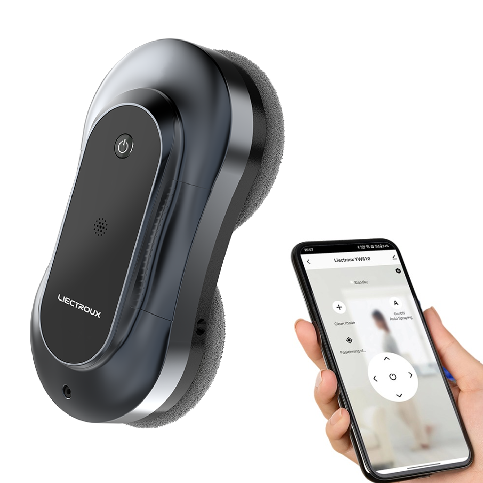 Fensterputzroboter mit App-Steuerung und Fernbedienung
