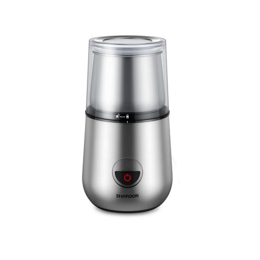 Shardor SP7433 Elektrische Kaffeemühle mit Edelstahlgehäuse. | Blue Chilli Electronics.