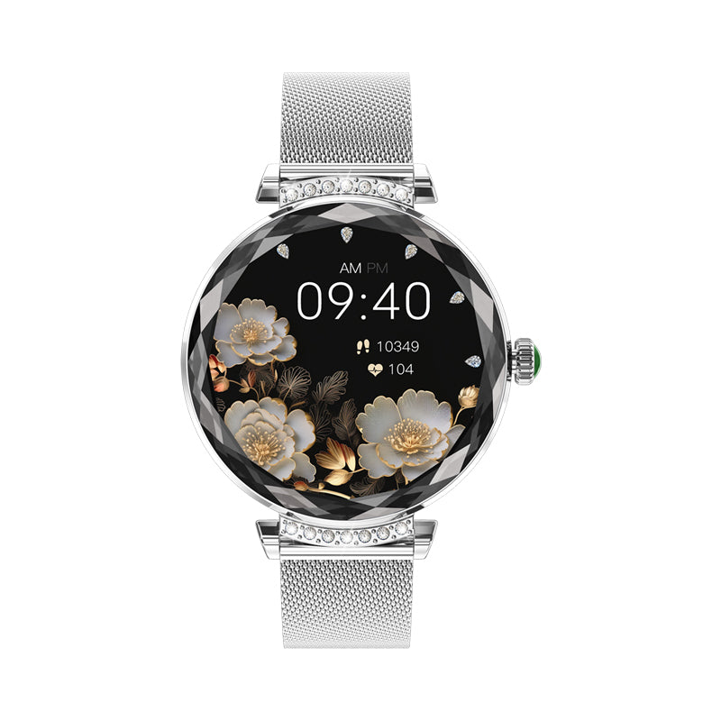 NX7 Pro Damen Smartwatch AMOLED Rund