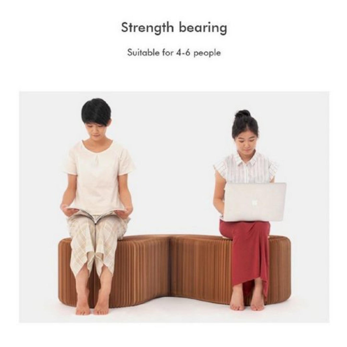 Versatile seating arrangement: Ihpaper bench is foldable for easy storage and transport. | Blue Chilli Electronics.