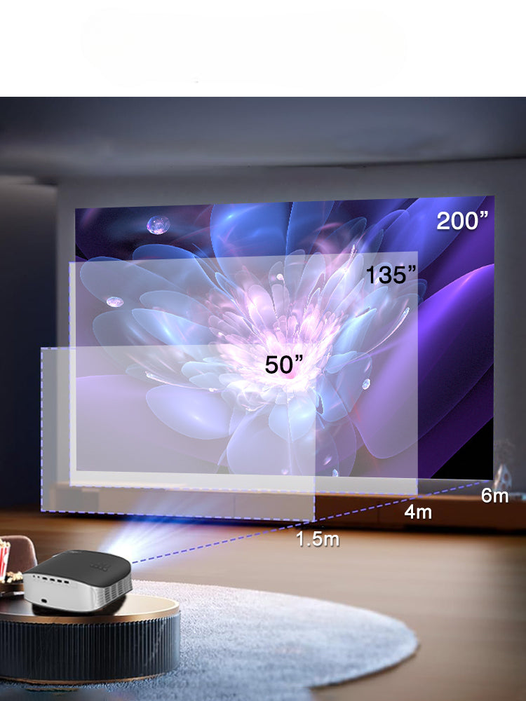 Projektor 1080P LCD 680 ANSI Lumen Auto-Fokus Android 9 Dolby Audio WLAN Bluetooth 5.1