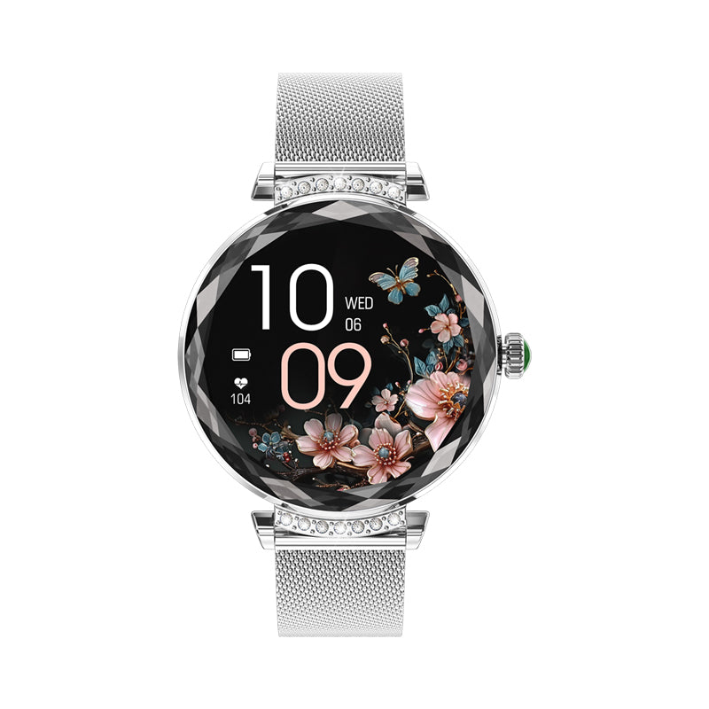 NX7 Pro Damen Smartwatch AMOLED Rund