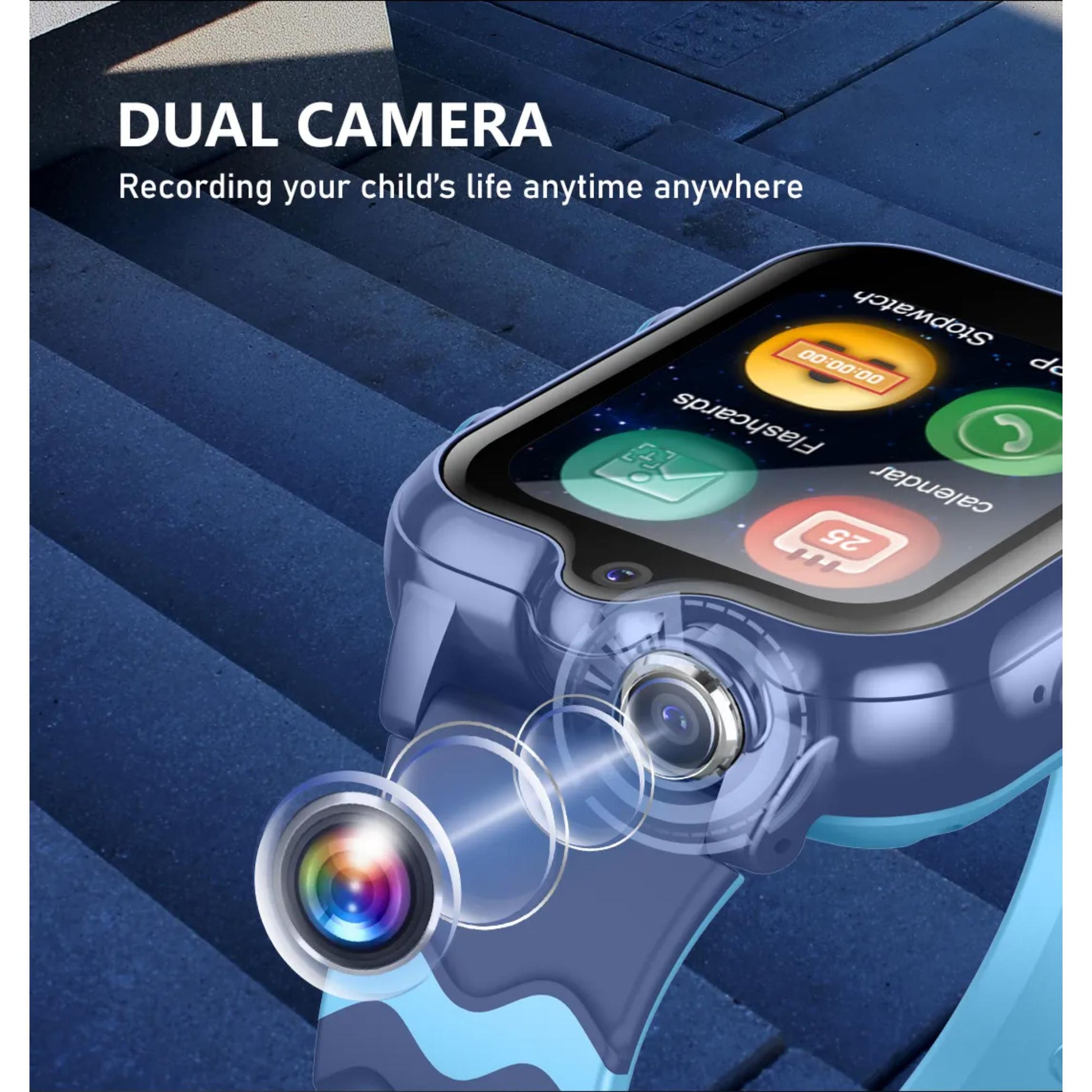 Valdus D35 Child's Smartwatch with 1.6-inch IPS Display, High-capacity 1000mAh Battery. | Blue Chilli Electronics.