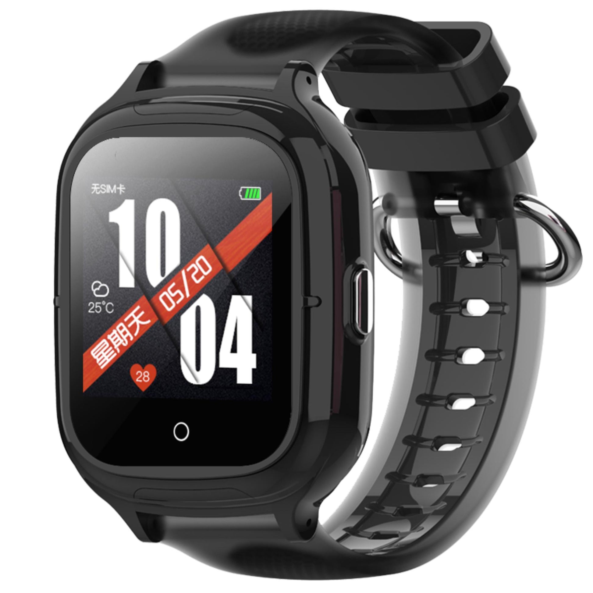 Smartwatch für Kinder - Valdus DF55 mit 1,4-Zoll-Display, ausdauerndem 700-mAh-Akku, 4G(FDD+TDD)-Konnektivität, GPS mit Mehrfachortung. | Blue Chilli Electronics.