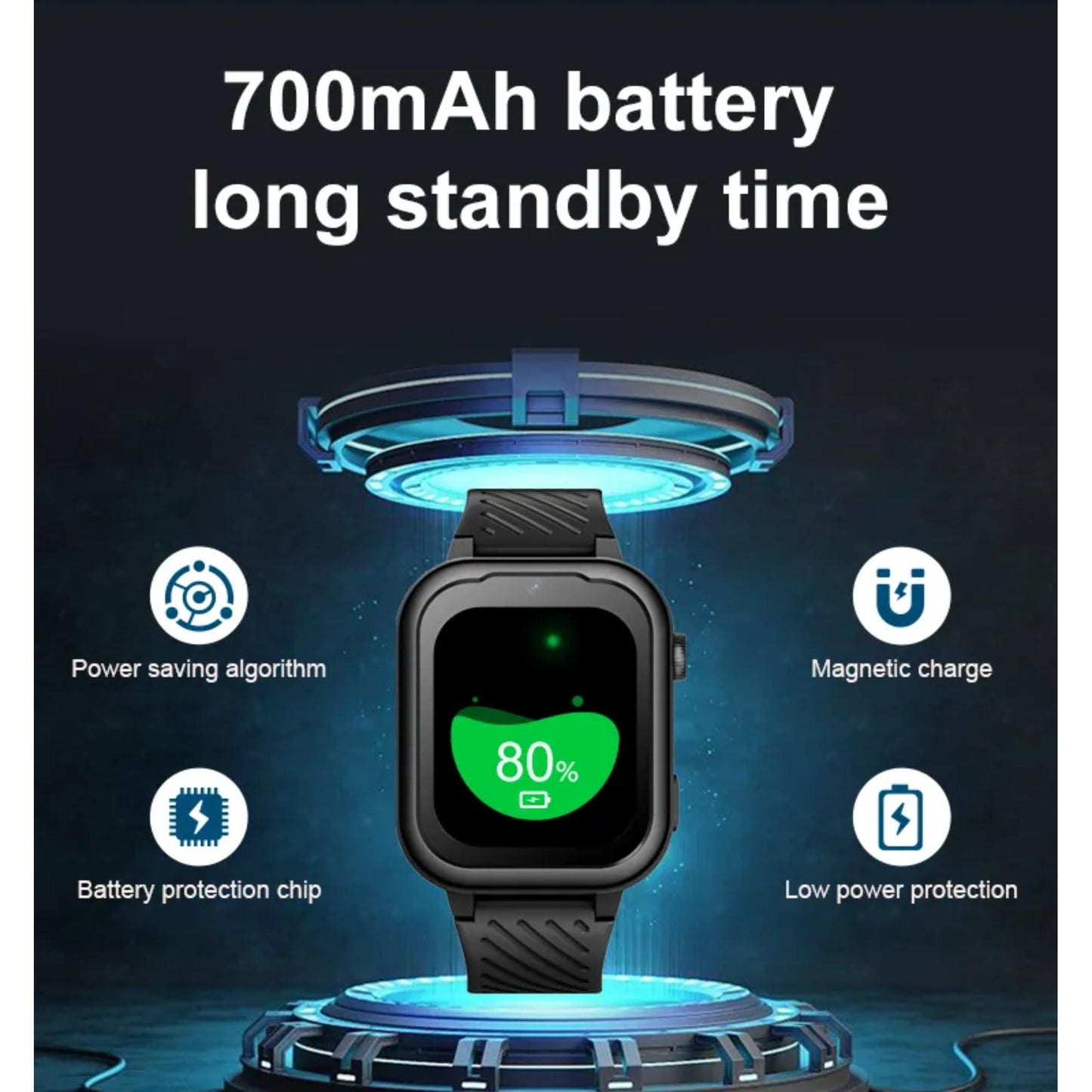 Valdus D39 Kinder-Smartwatch mit 4G(FDD+TDD) Unterstützung, GPS-Lokator, SOS-Funktion, Zwei-Wege-Anruf, Sprachchat. | Blue Chilli Electronics.