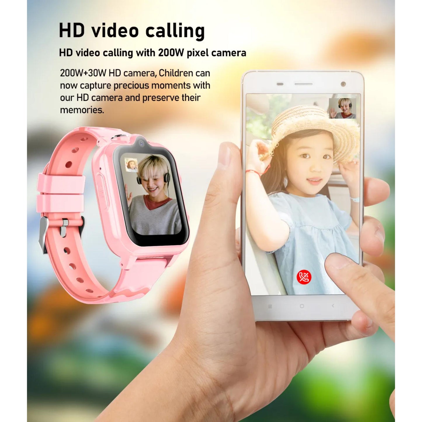Smartwatch for Children - Valdus D35 with Long-lasting 1000mAh Battery, Dual Camera, GPS Tracking. | Blue Chilli Electronics.