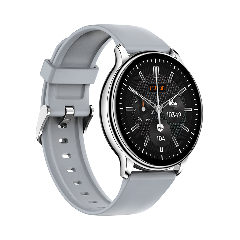 KM10 Smartwatch 1,3" HD Rund Display iOS Android