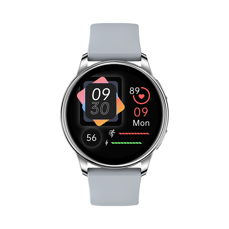 KM10 Smartwatch 1,3" HD Rund Display iOS Android
