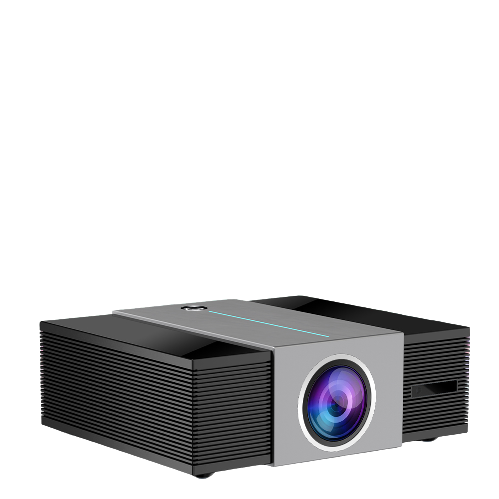 LCD-Projektor Full HD 1080p – 900 ANSI Lumen, 45–200 Zoll, Android 12, Dolby Audio, WiFi 6, Autofokus