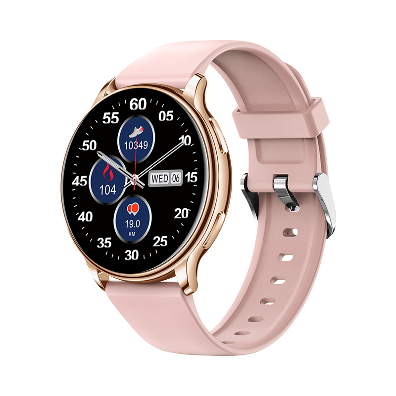 KM10 Smartwatch 1,3" HD Rund Display iOS Android