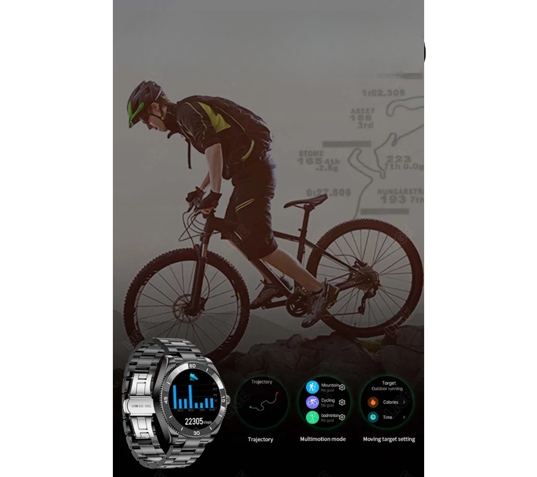Smartwatch mit NFC-Zahlung, Bluetooth-Anruf, IP67-Wasserschutz, Herzfrequenz- & Schlaftracker – Unisex
