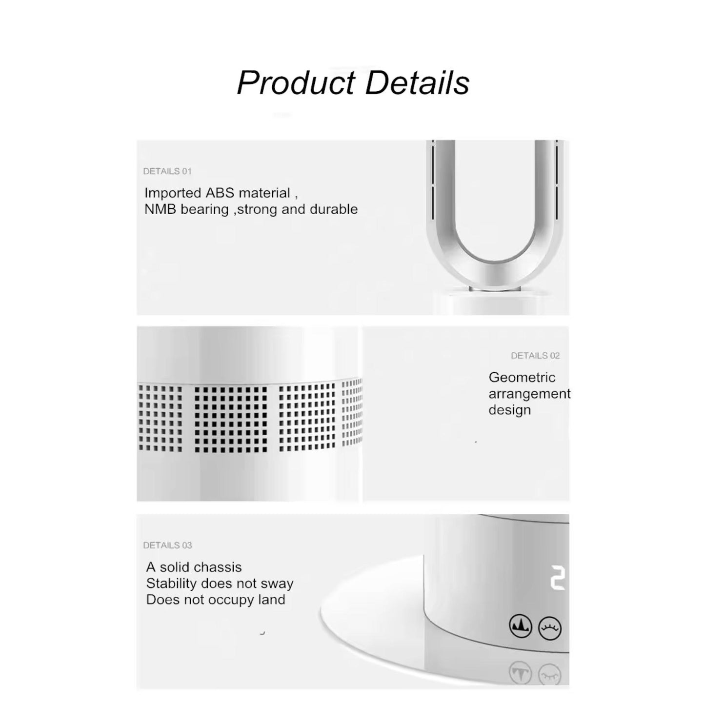 Ferngesteuerter Turmventilator mit Zeitschaltuhr für komfortablen Betrieb. | Blue Chilli Electronics.