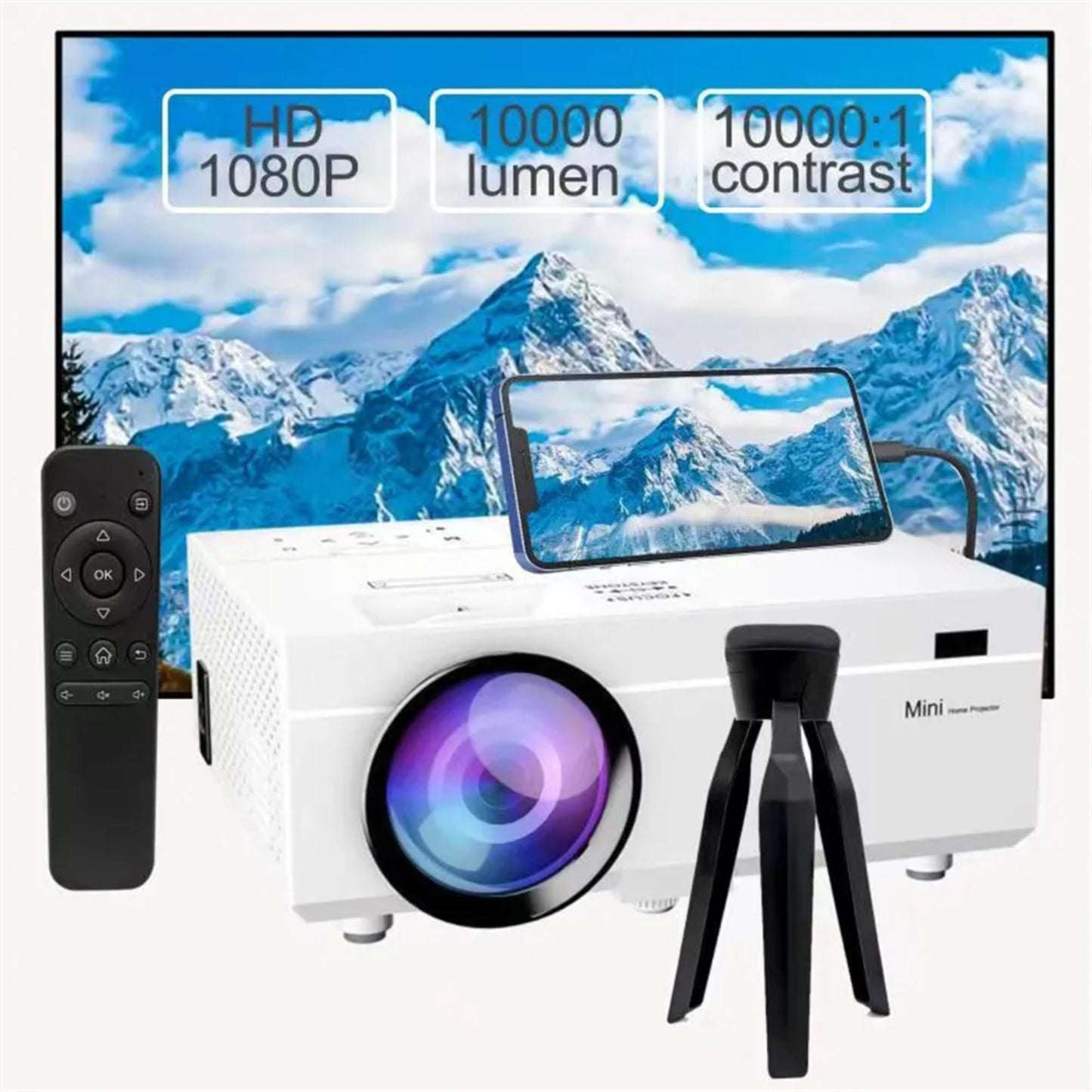 Transjee M8G: Projektionsgröße von 30 Zoll bis 120 Zoll für immersives Sehen. | Blue Chilli Electronics.