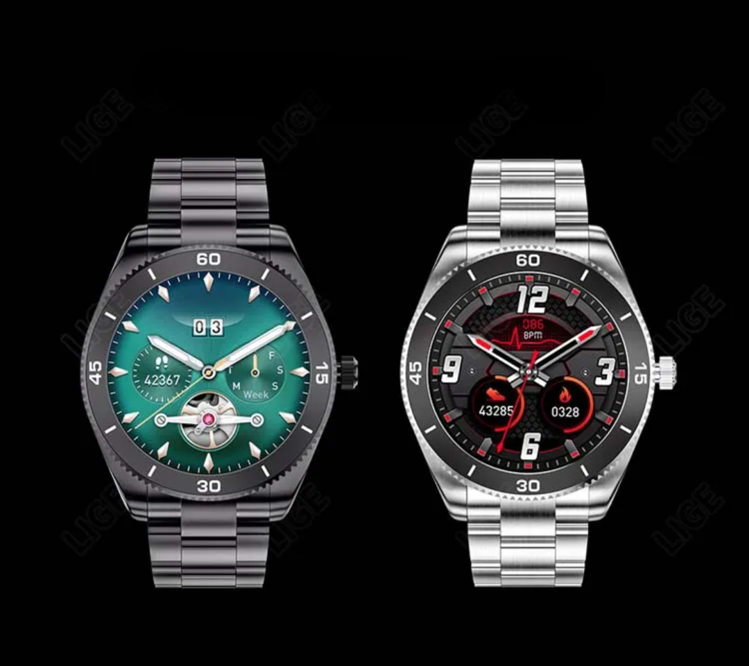 Smartwatch mit NFC-Zahlung, Bluetooth-Anruf, IP67-Wasserschutz, Herzfrequenz- & Schlaftracker – Unisex