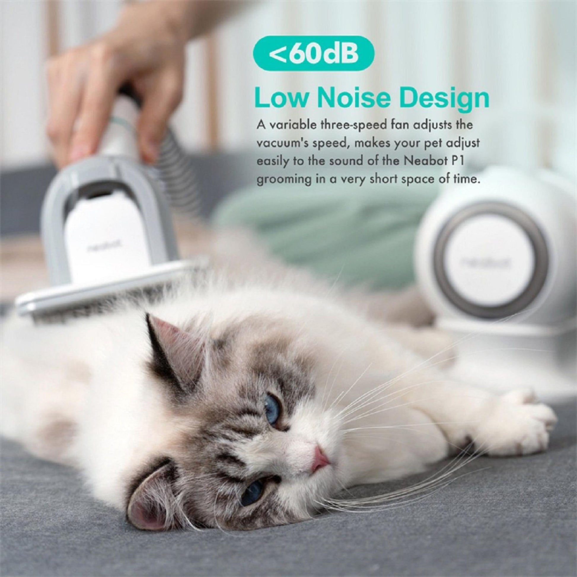 Neabot-P1-Pro-Haustierpflege-Vakuum-50W-9KPa-Hunde-Katzen.| Blue Chilli Electronics.