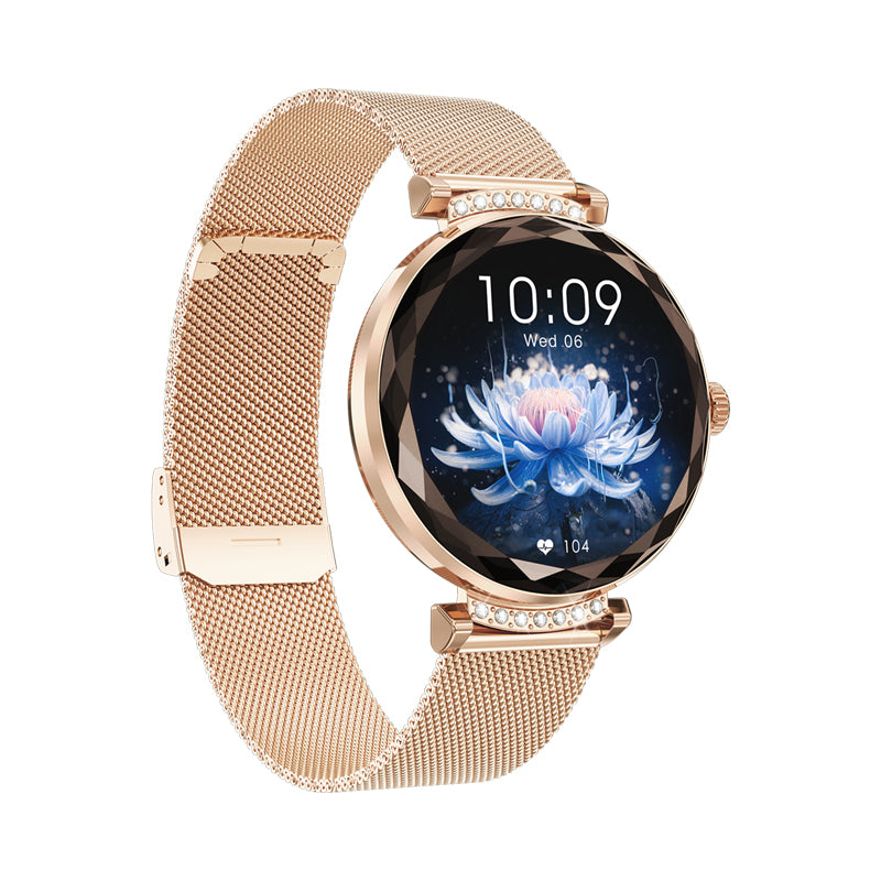 NX7 Pro Damen Smartwatch AMOLED Rund