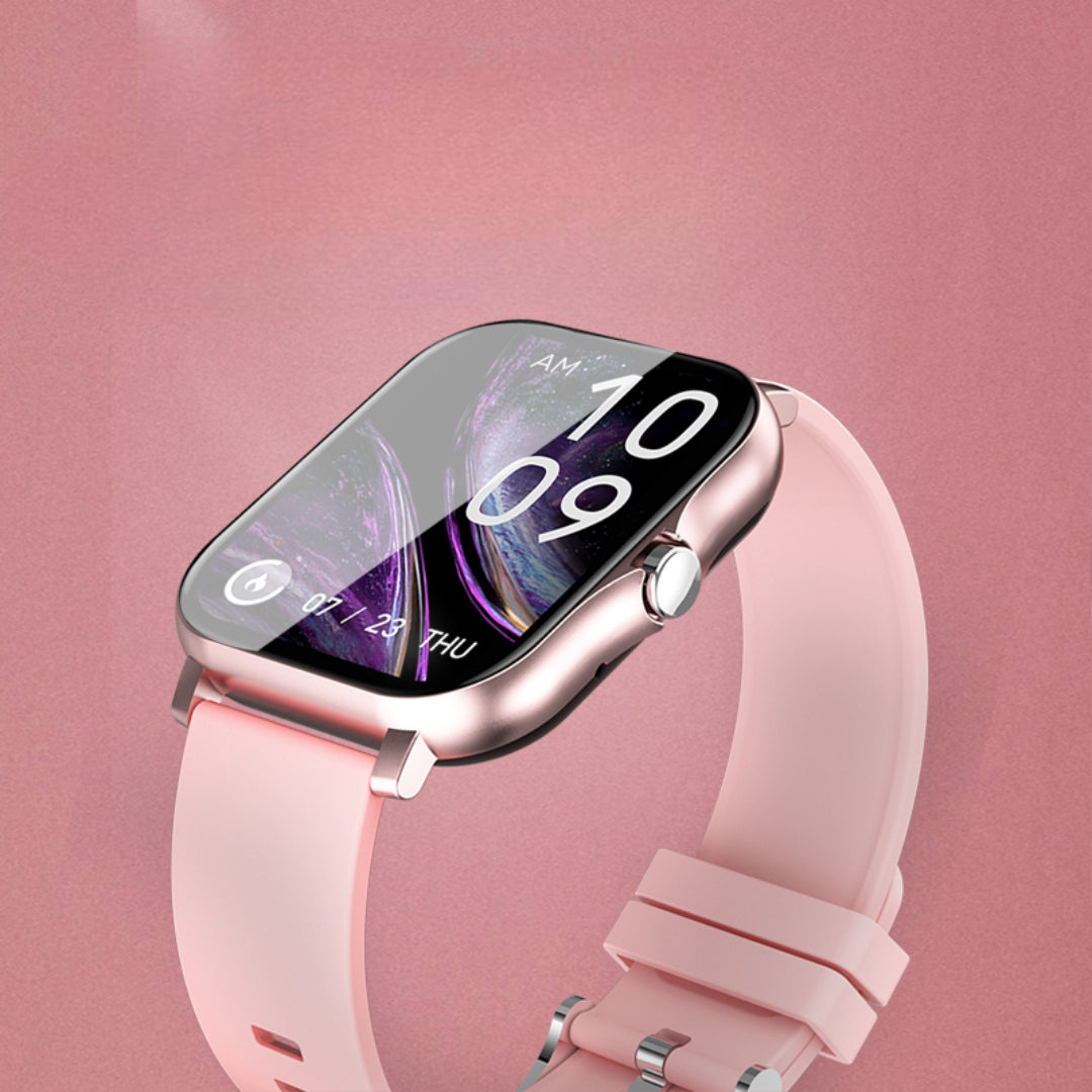 Smartwatch mit Touchscreen und Telefonfunktion – Herzfrequenzmessung, Musiksteuerung, Fitness-Tracker