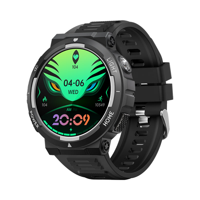 KT75 Outdoor Smartwatch mit Taschenlampe