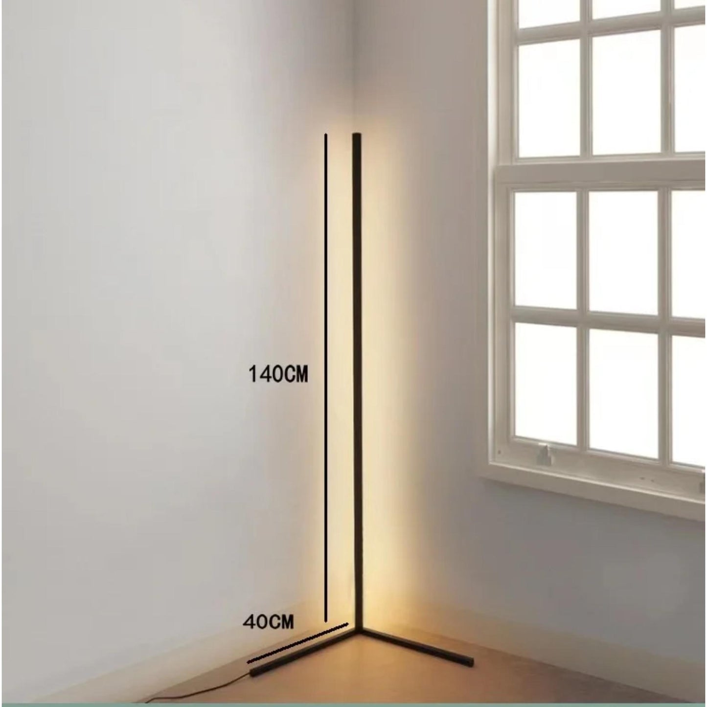 Jiuanzm L805 Eckleuchte: Schlankes, modernes Design mit einstellbarer Helligkeit und Farbtemperatur. | Blue Chilli Electronics.