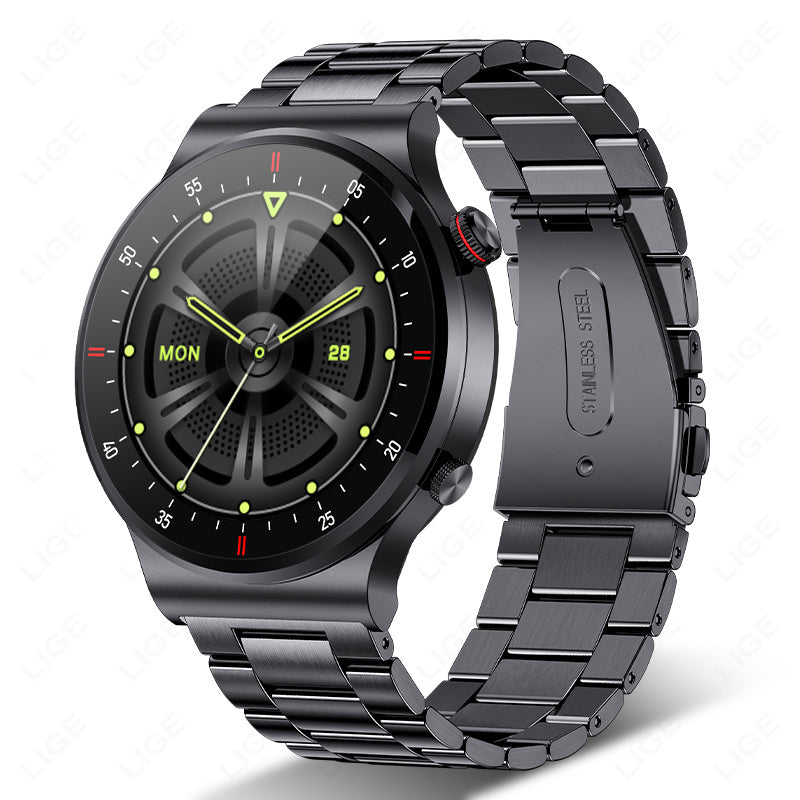 Smartwatch mit NFC-Zahlung, Bluetooth-Anruf, IP67-Wasserschutz, Herzfrequenz- & Schlaftracker – Unisex