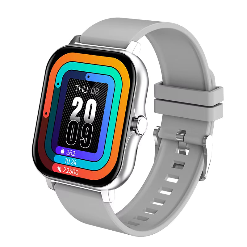 Smartwatch mit Touchscreen und Telefonfunktion – Herzfrequenzmessung, Musiksteuerung, Fitness-Tracker