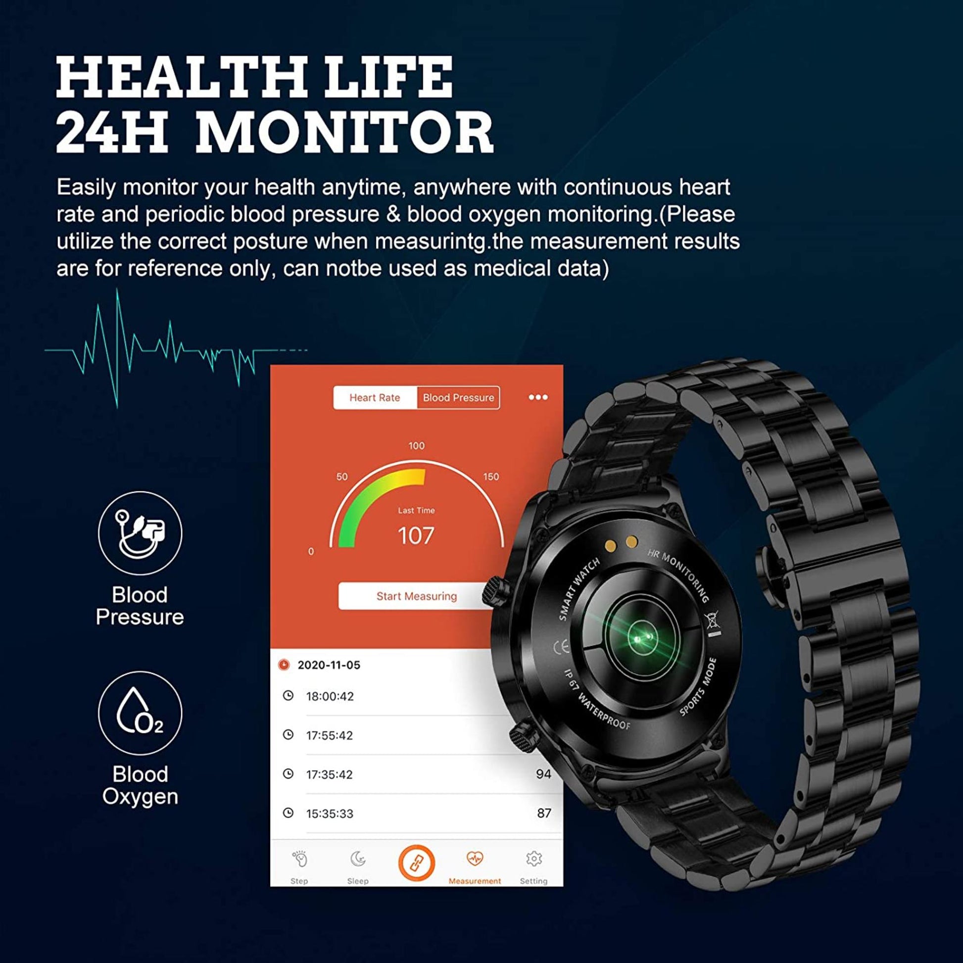 Lige BW0189 Smartwatch: Dial calls effortlessly with sleek design and intuitive features. | Blue Chilli Electronics.