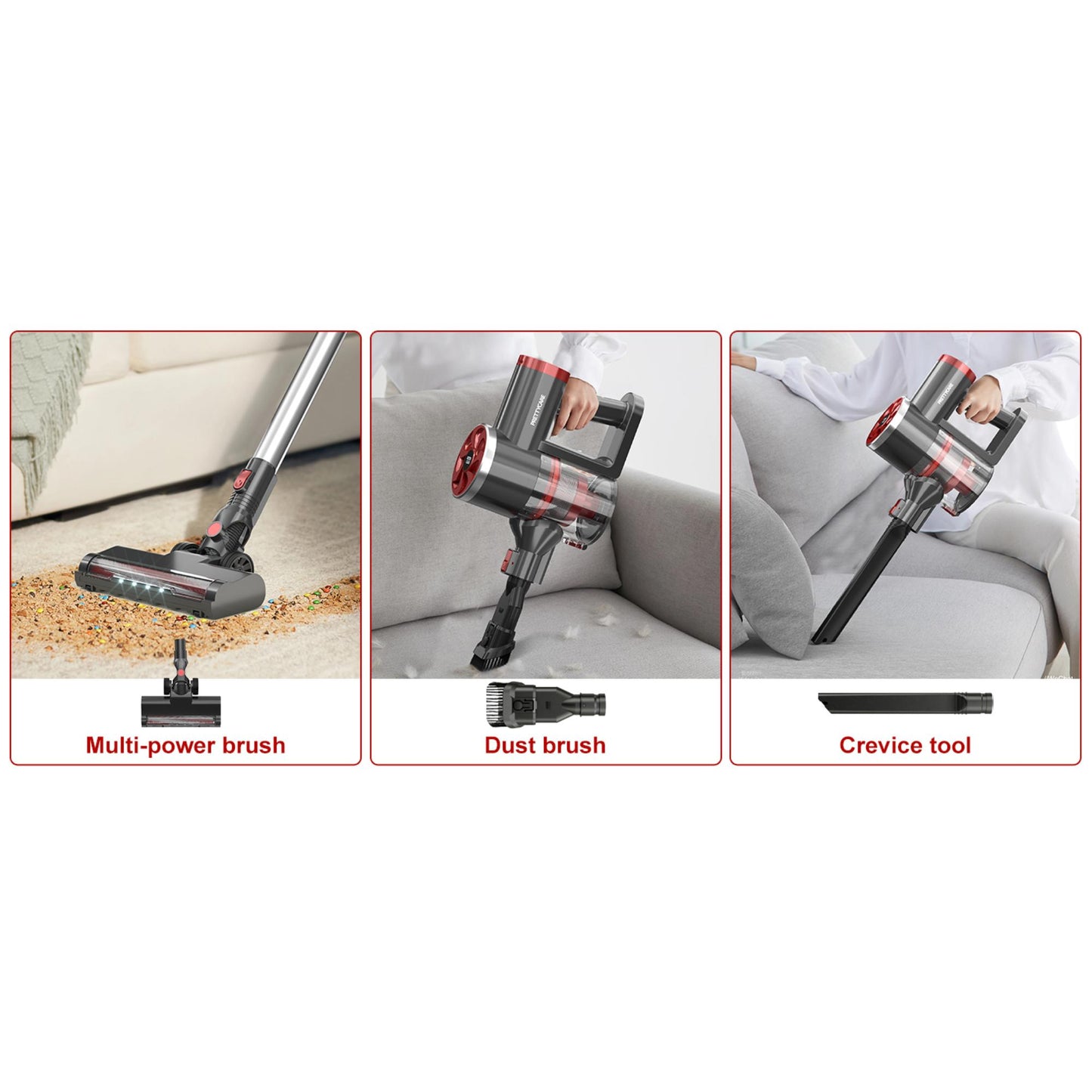 Pretty Care P4: Kraftvoller Stabstaubsauger