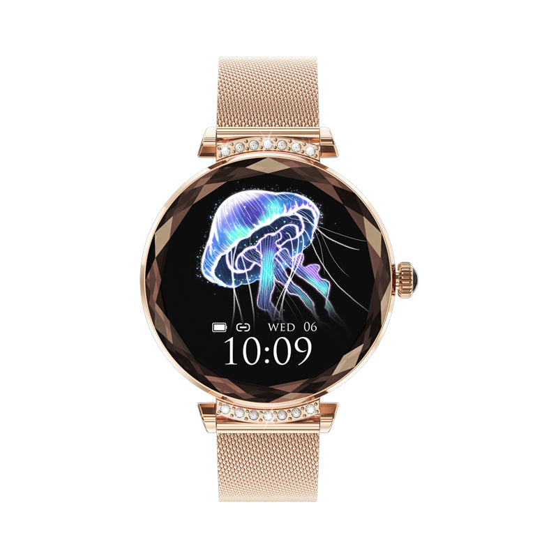 NX7 Pro Damen Smartwatch AMOLED Rund