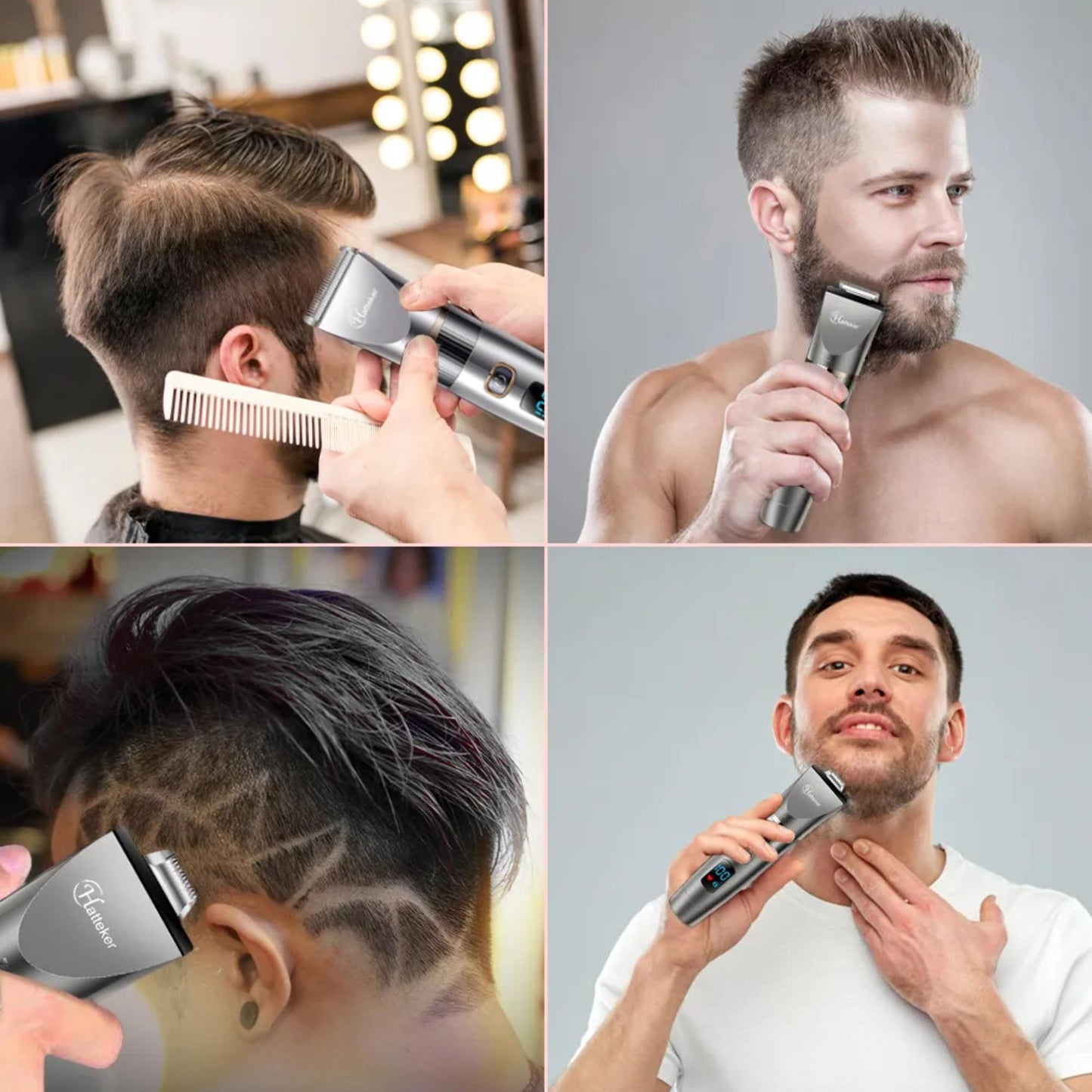 Effizient und ausdauernd: Hattaker HK-69031 Haarschneideset mit 90 Minuten Akku Laufzeit. | Blue Chilli Electronics.