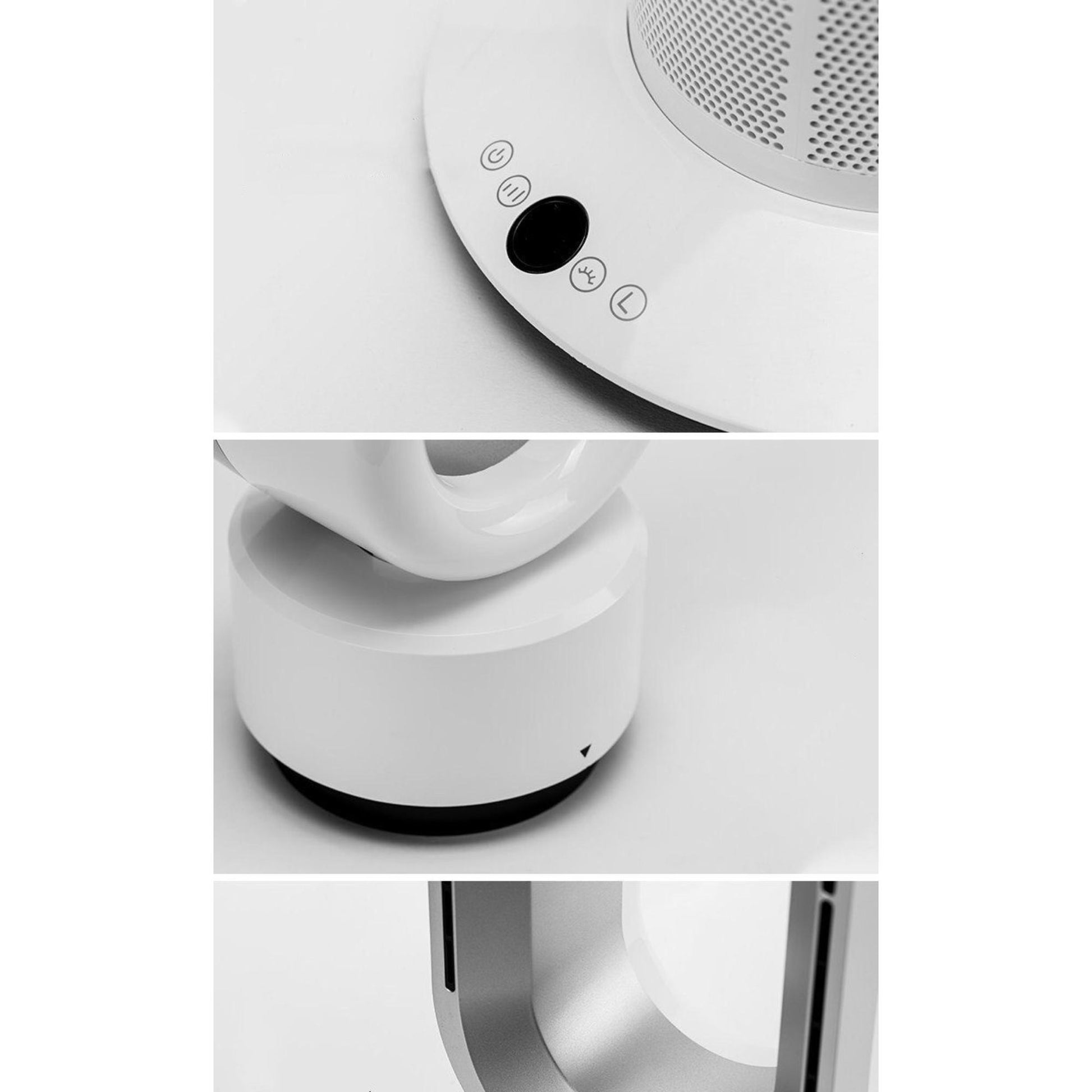 Schaufelloser Turmventilator mit 1950-Watt-Keramik-Heizelement. | Blue Chilli Electronics.