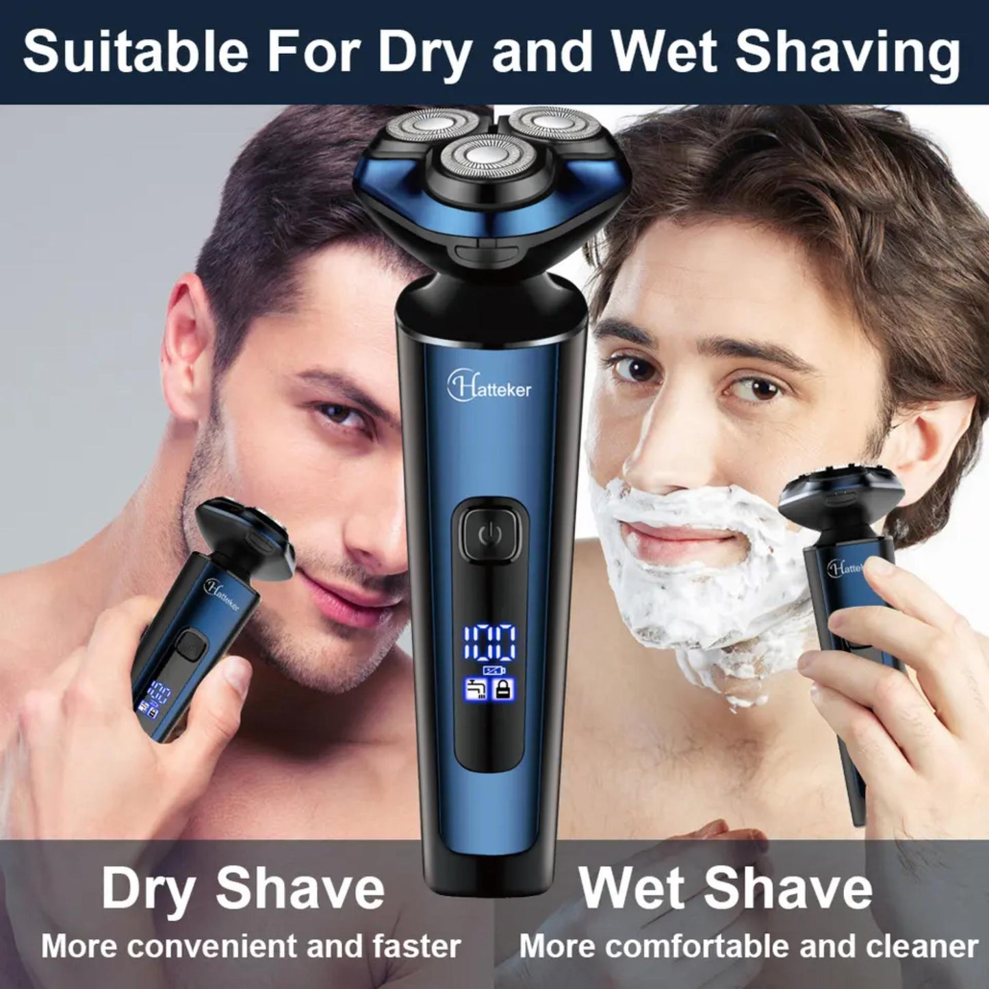 Mühelose Pflege mit Hattaker HK-965803: Wasserdichtes Design für Vielseitigkeit. | Blue Chilli Electronics.