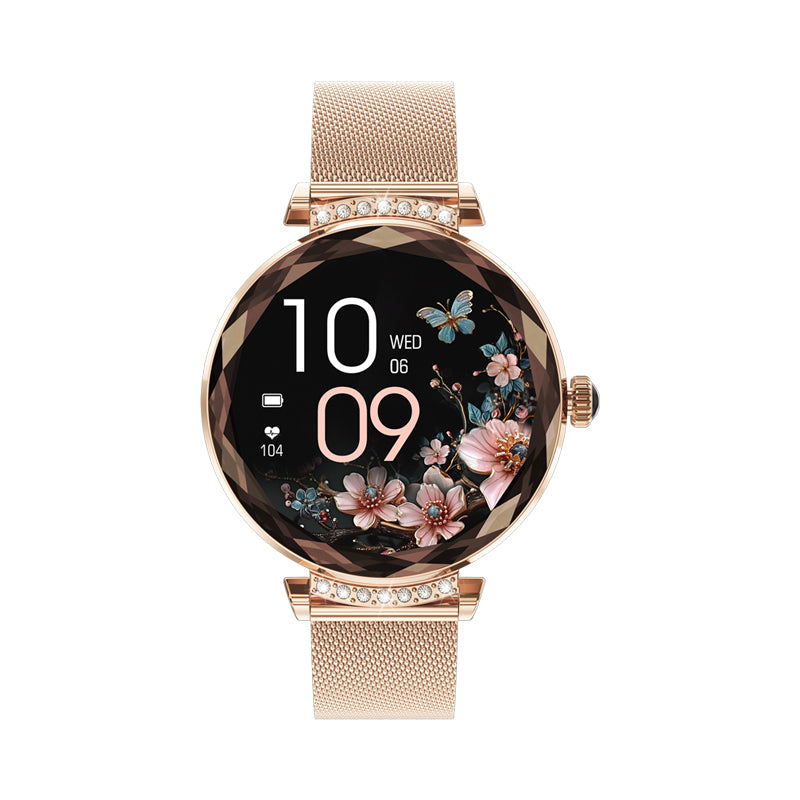 NX7 Pro Damen Smartwatch AMOLED Rund