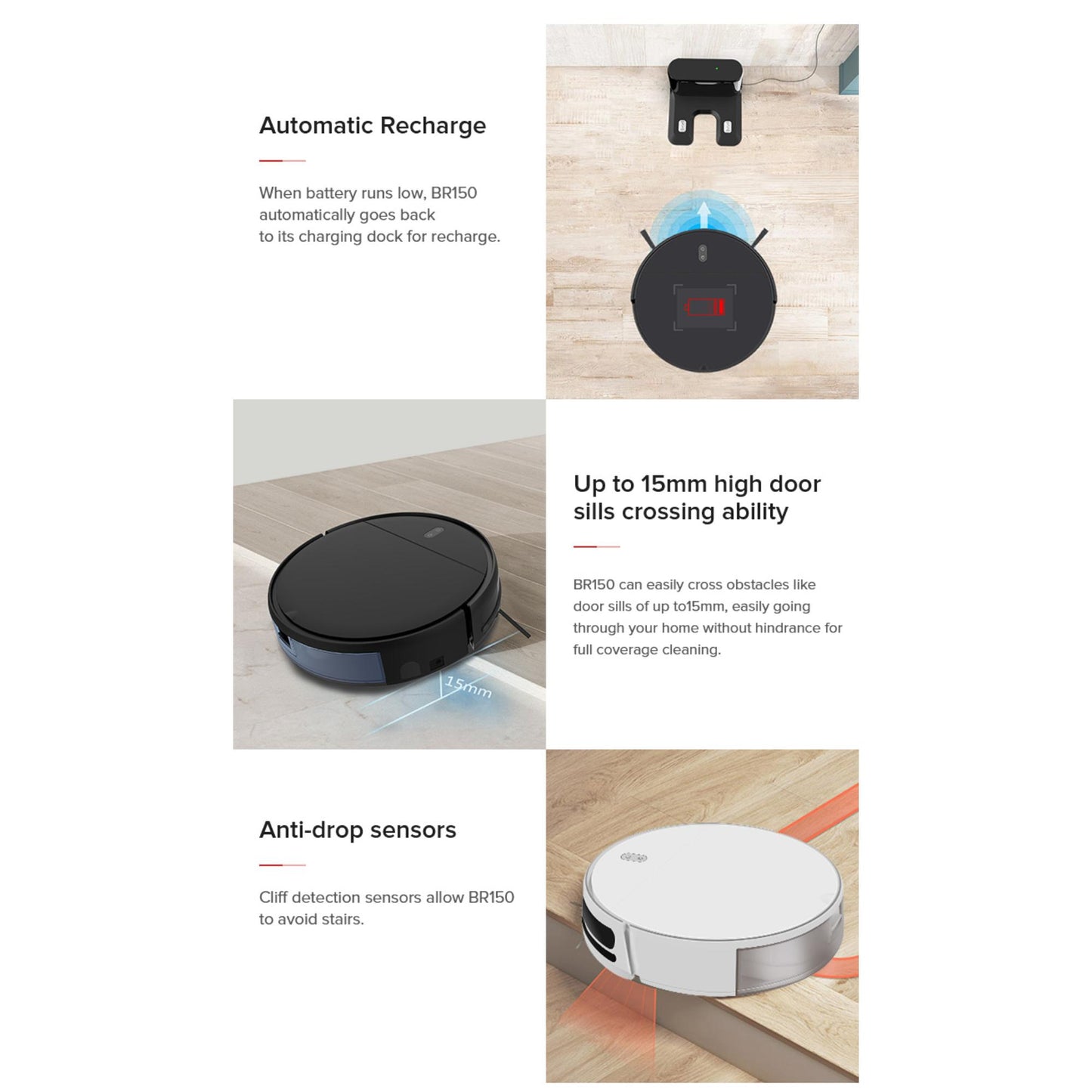 ONSON BR151 - Kraftvoller Saugroboter