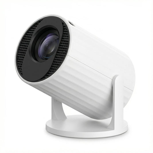 Portabler HD Heimkino Projektor – WLAN, Android, 180° drehbar, Screen Mirroring