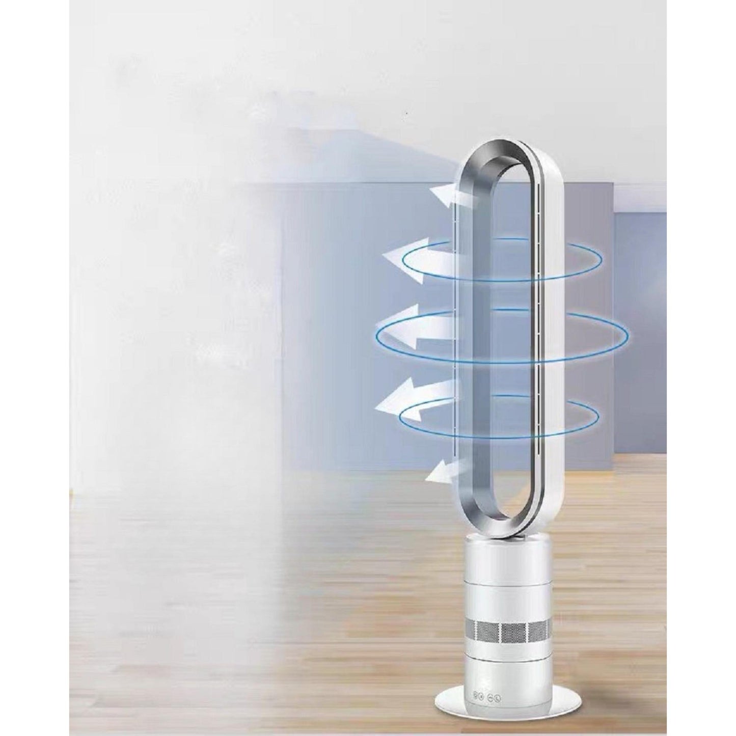 Angelo TP-18 Hot and coldless tower fan | 35W motor, 1950W heating element, remote control with timer, 10 cooling levels, 3 heating levels 