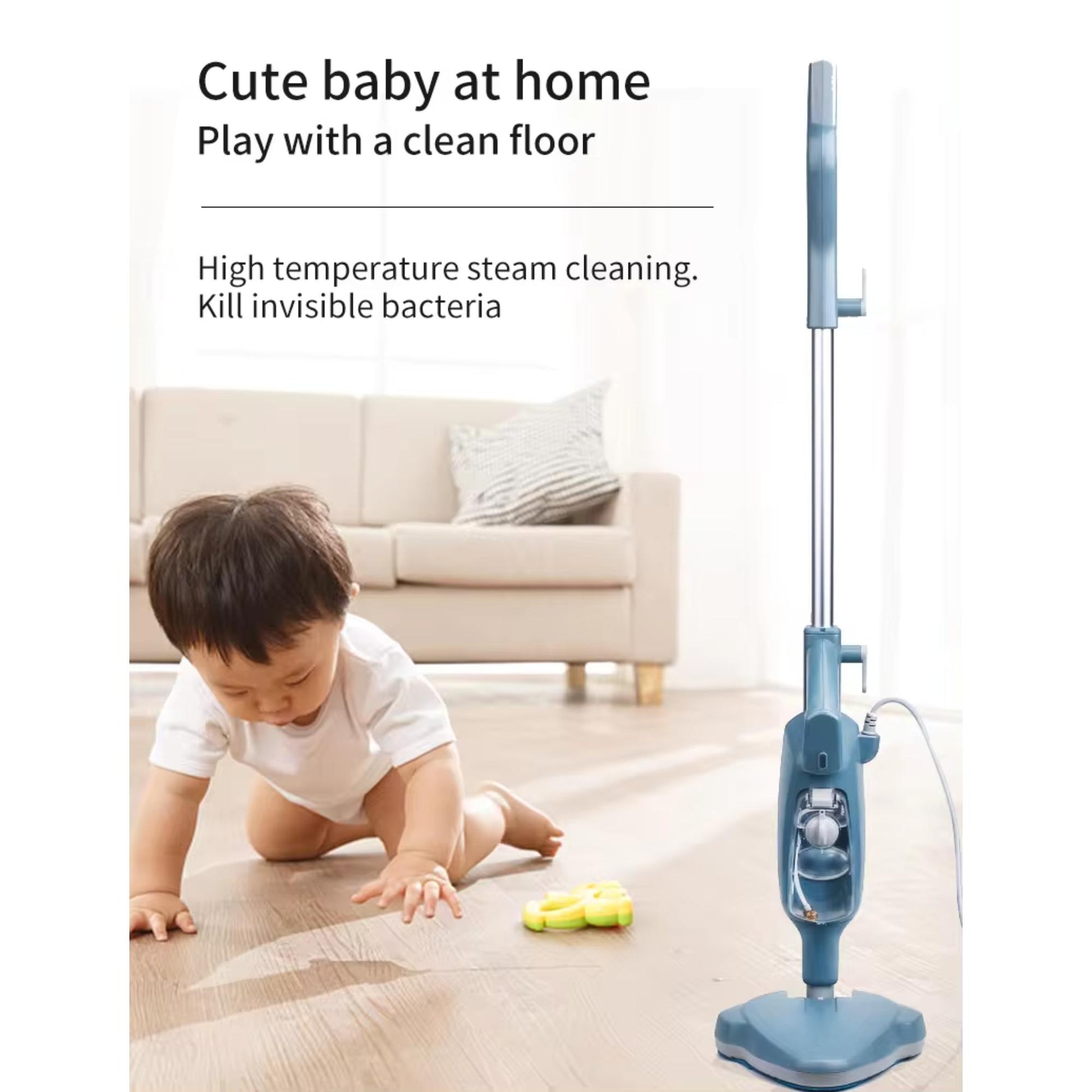 ZEK K5 Handgeführter Nass- und Trockendampfreiniger Absorptionsmop: Effiziente Dampfreinigungstechnologie für tiefe und hygienische Ergebnisse. | Blue Chilli Electronics.