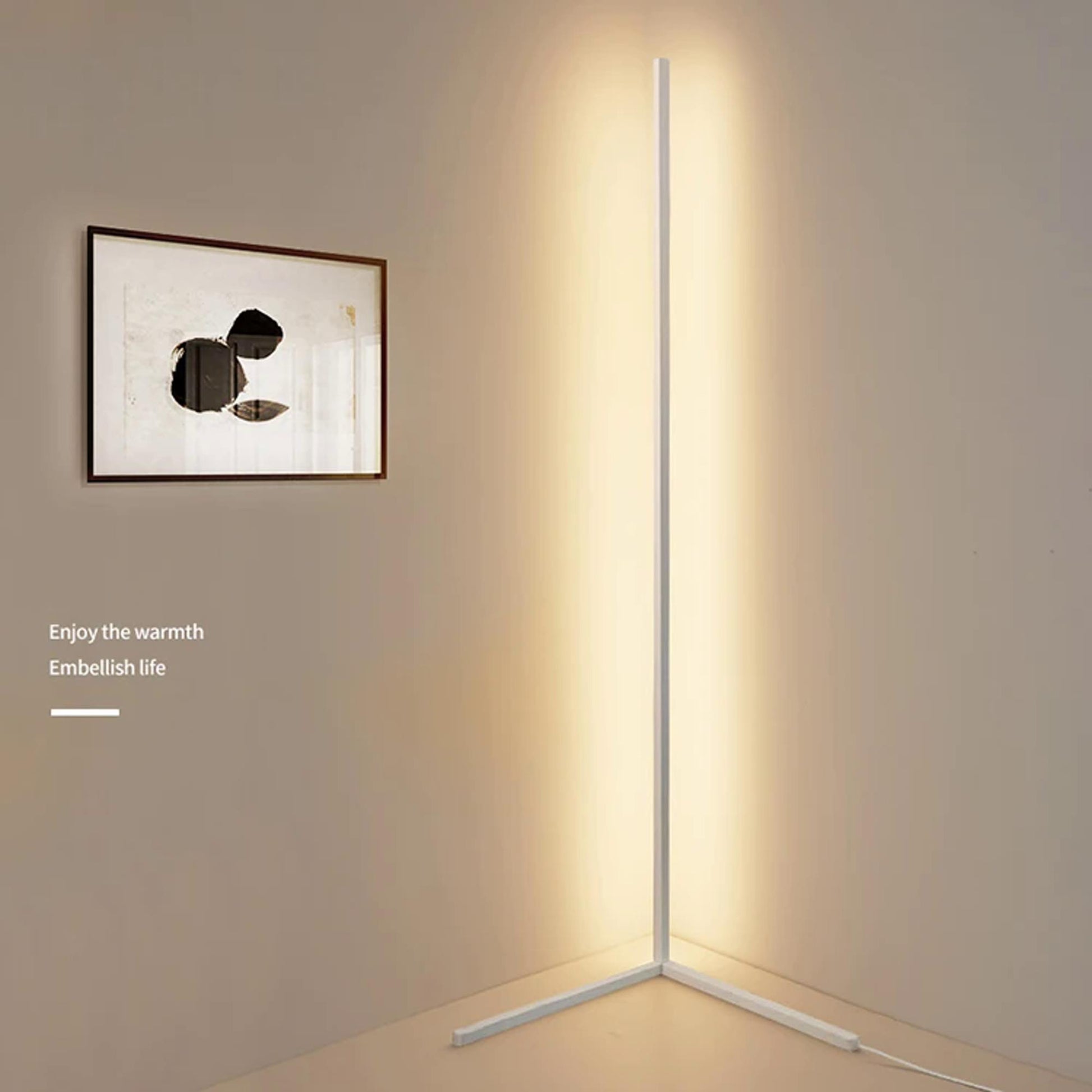 Jiuanzm L805 Eckleuchte: Schlankes, modernes Design mit einstellbarer Helligkeit und Farbtemperatur. | Blue Chilli Electronics.