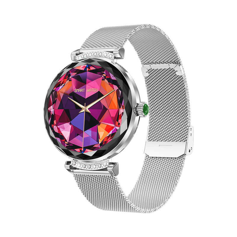 NX7 Pro Damen Smartwatch AMOLED Rund