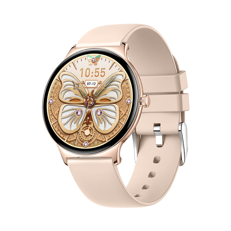 V89 Damen Smartwatch Ultra Thin AMOLED